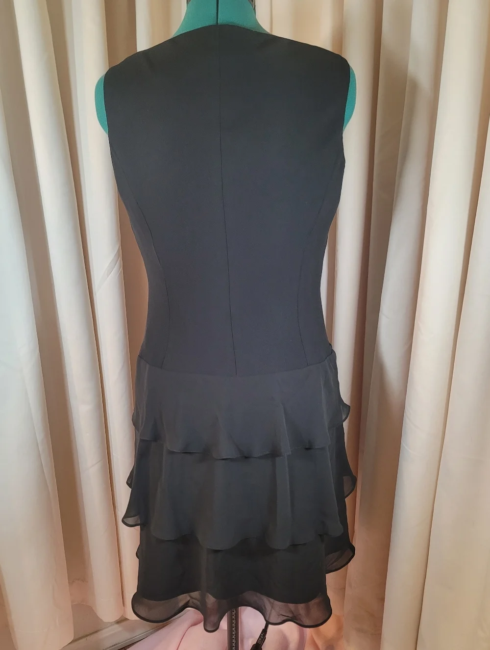 0928. EUC ~ Sexy Little Black Dress ~ Evan Picone ~ 14 ~ - Picture 5 of 8